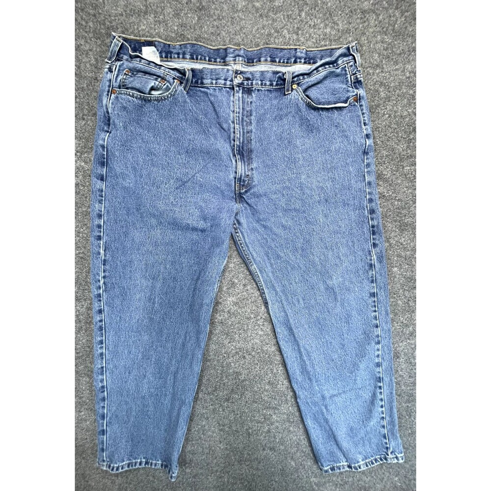 Levis 550 Jeans Men’s Size 48x30 Blue Straight Medium Wash 100% Cotton Comfort